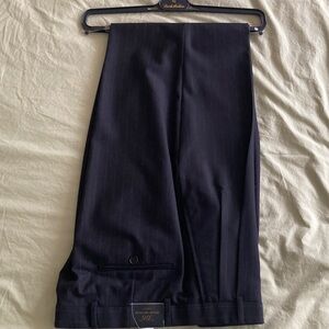 Brooks Brothers Navy Pinstripe Dress Pants